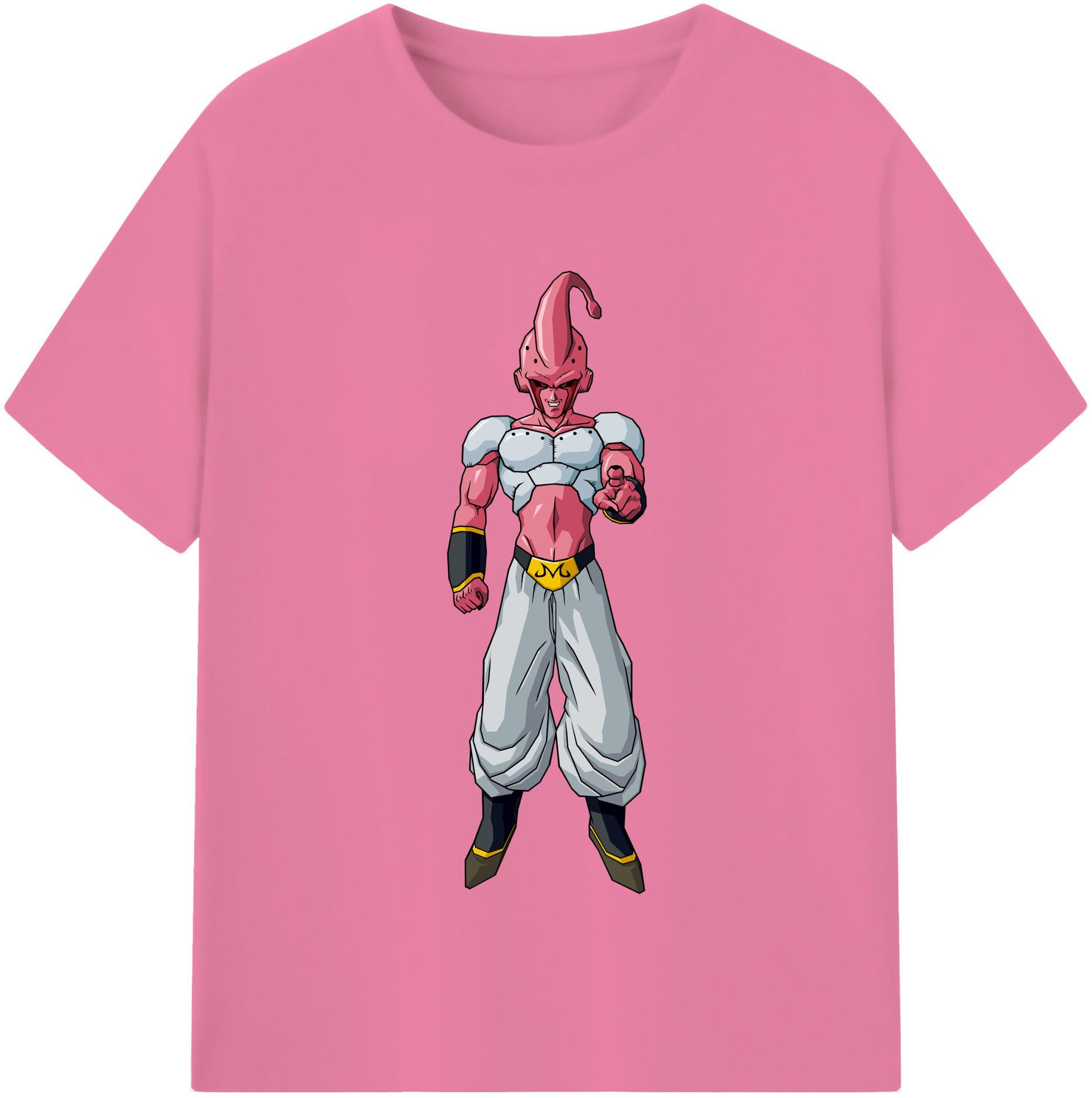 （画像用） ドラゴンボール 魔人ブウ DRAGON BALL Majin Buu 綿100％半袖Tシャツ（フロントプリント）
